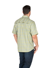 Flex UPF Button Down Plaid Short Sleeve Shirt