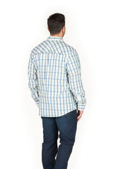 Flex UPF Button Down Plaid Long Sleeve Shirt