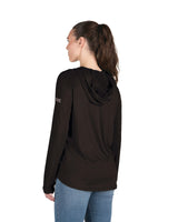 Women's Long Sleeve Hooded UPF Sun Shirt