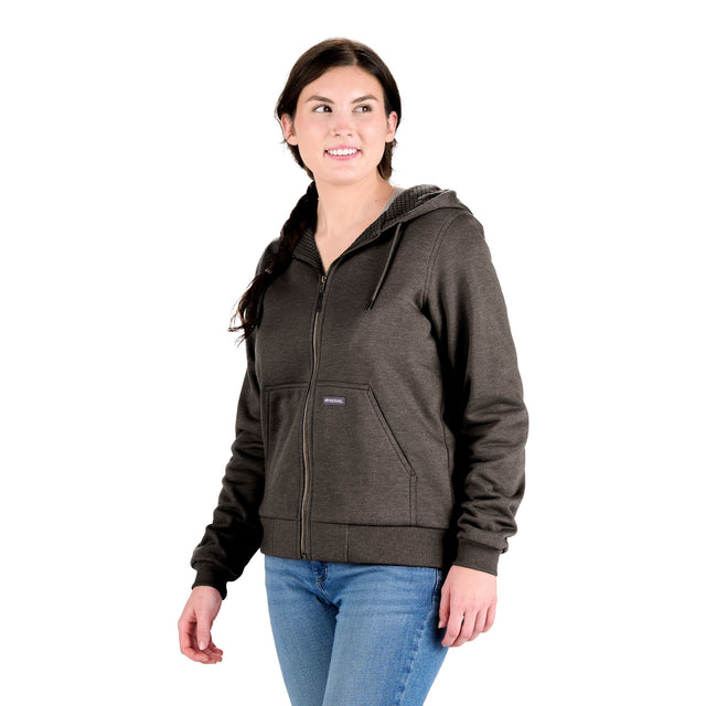 Women's Heritage Grid Fleece-Lined Full-Zip Hooded Sweatshirt