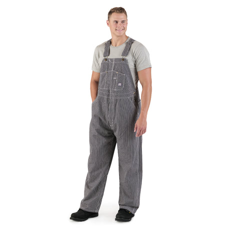 B1214HS Heritage Unlined Hickory Stripe Bib Overall