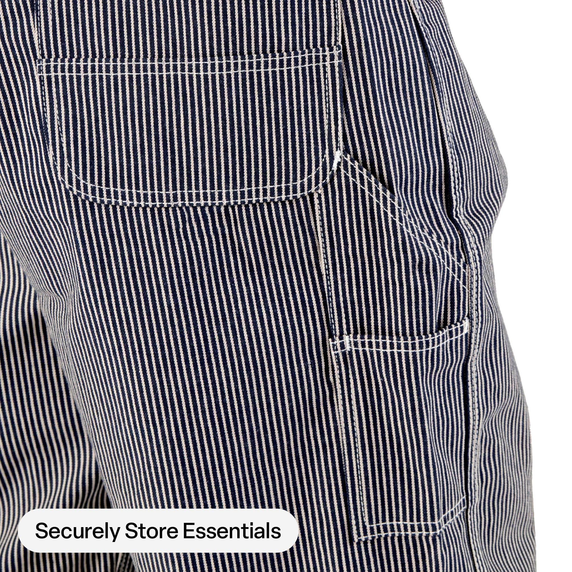 Men's Unlined Hickory Stripe Bib Overall – Berne Apparel