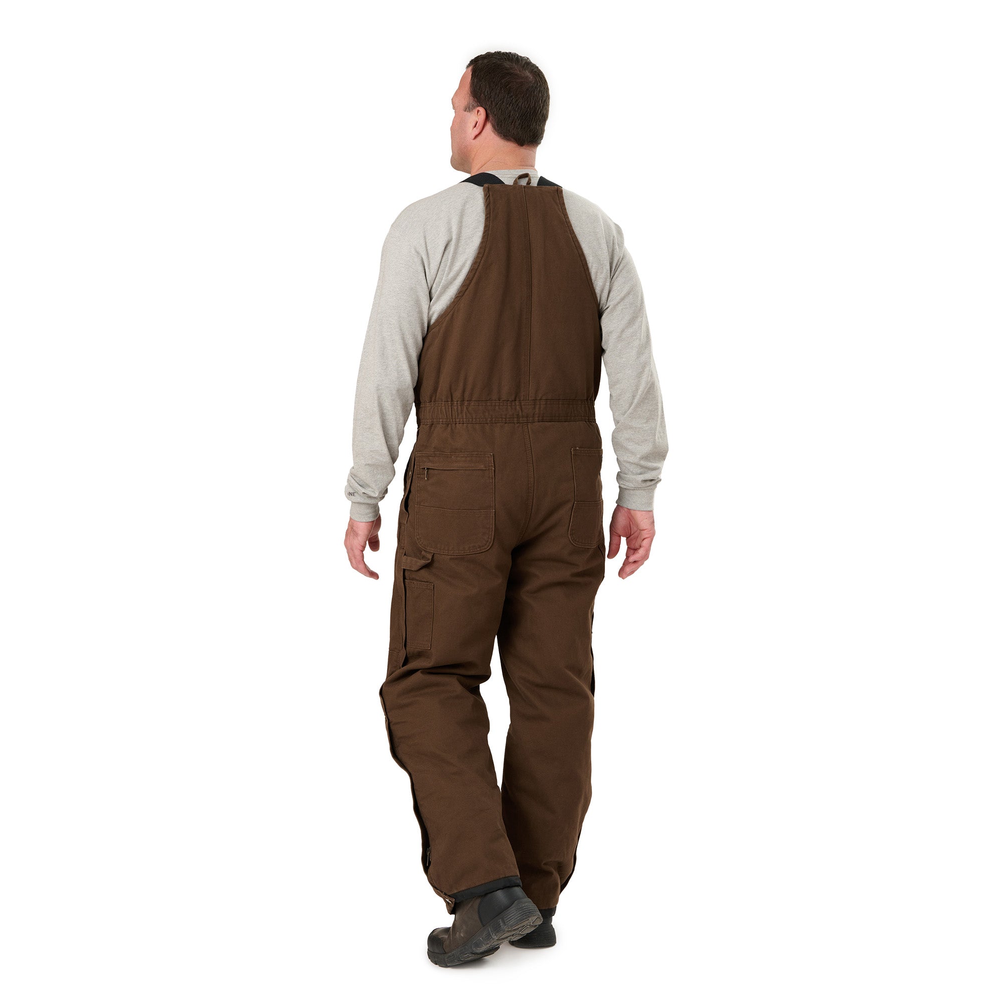 Men's Work Insulated Washed Duck Bib Overall – Berne Apparel