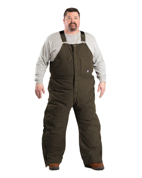 B377OD Heartland Insulated Washed Duck Bib Overall