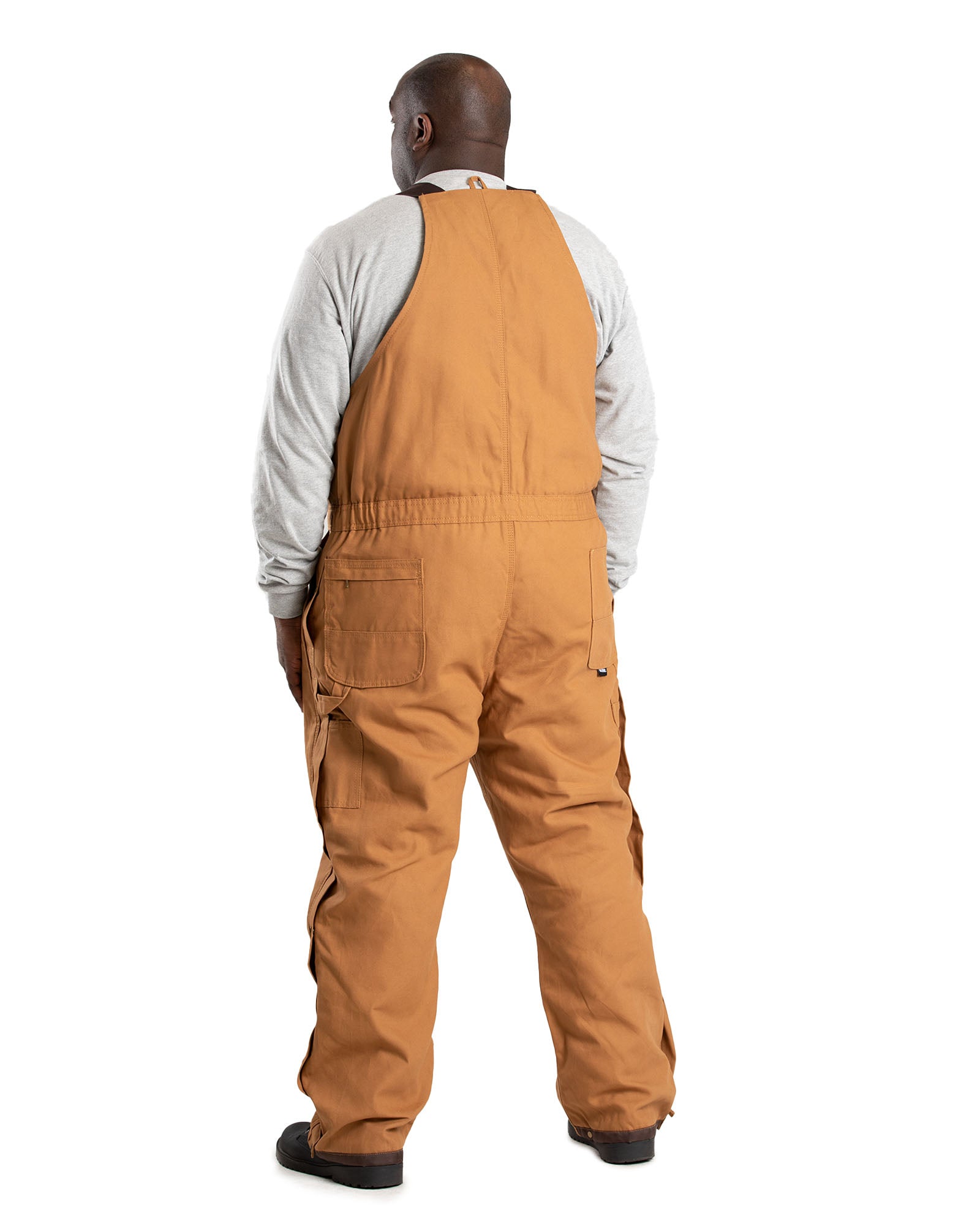 Men s Insulated Duck Bib Overalls for Winter Berne Apparel