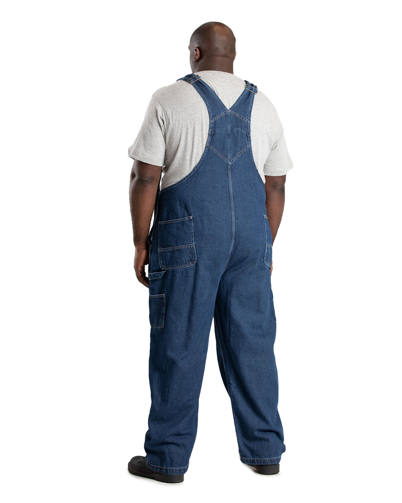 Men's Unlined Stone Washed Denim Bib Overall