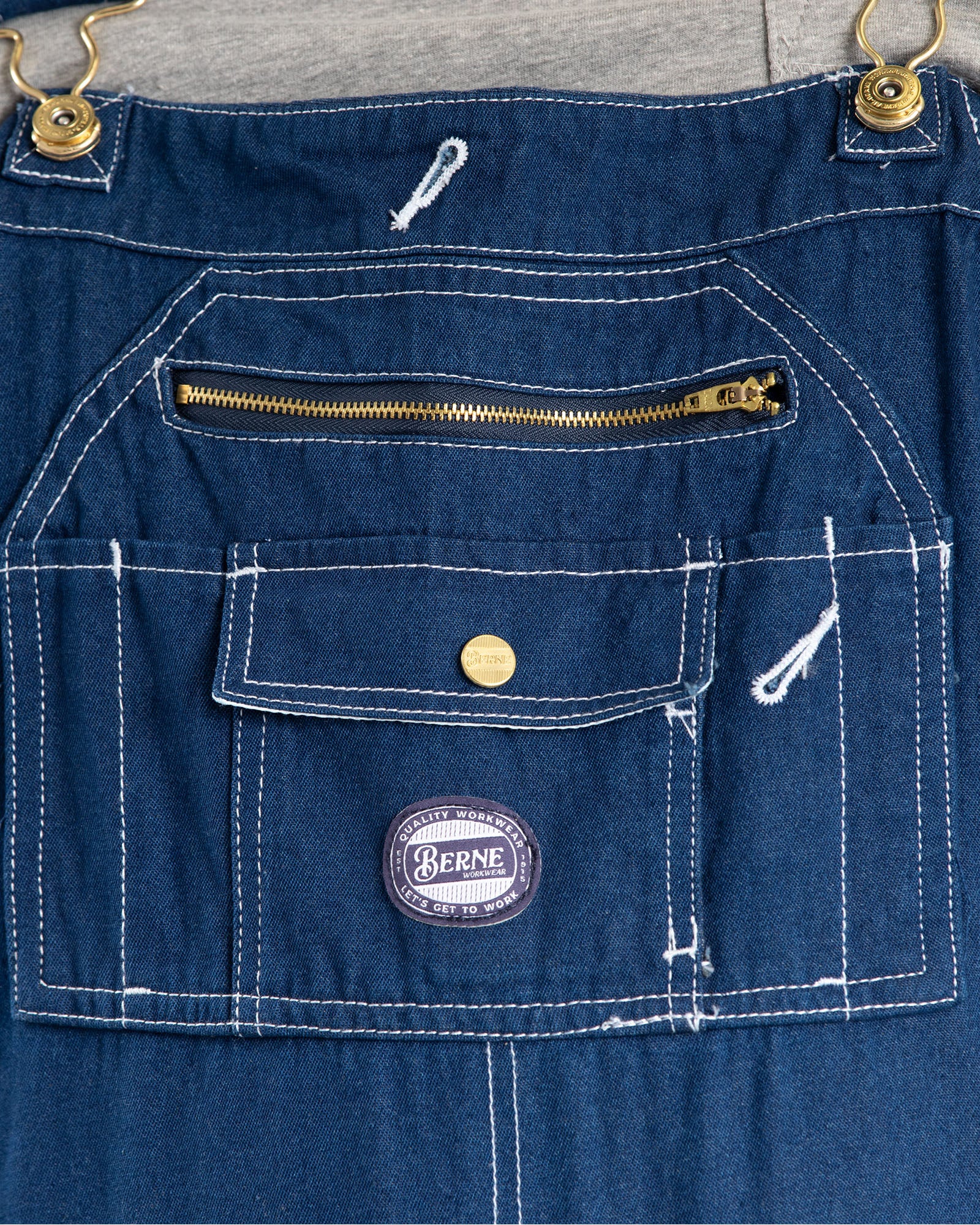 Heritage Unlined Washed Denim Bib Overall