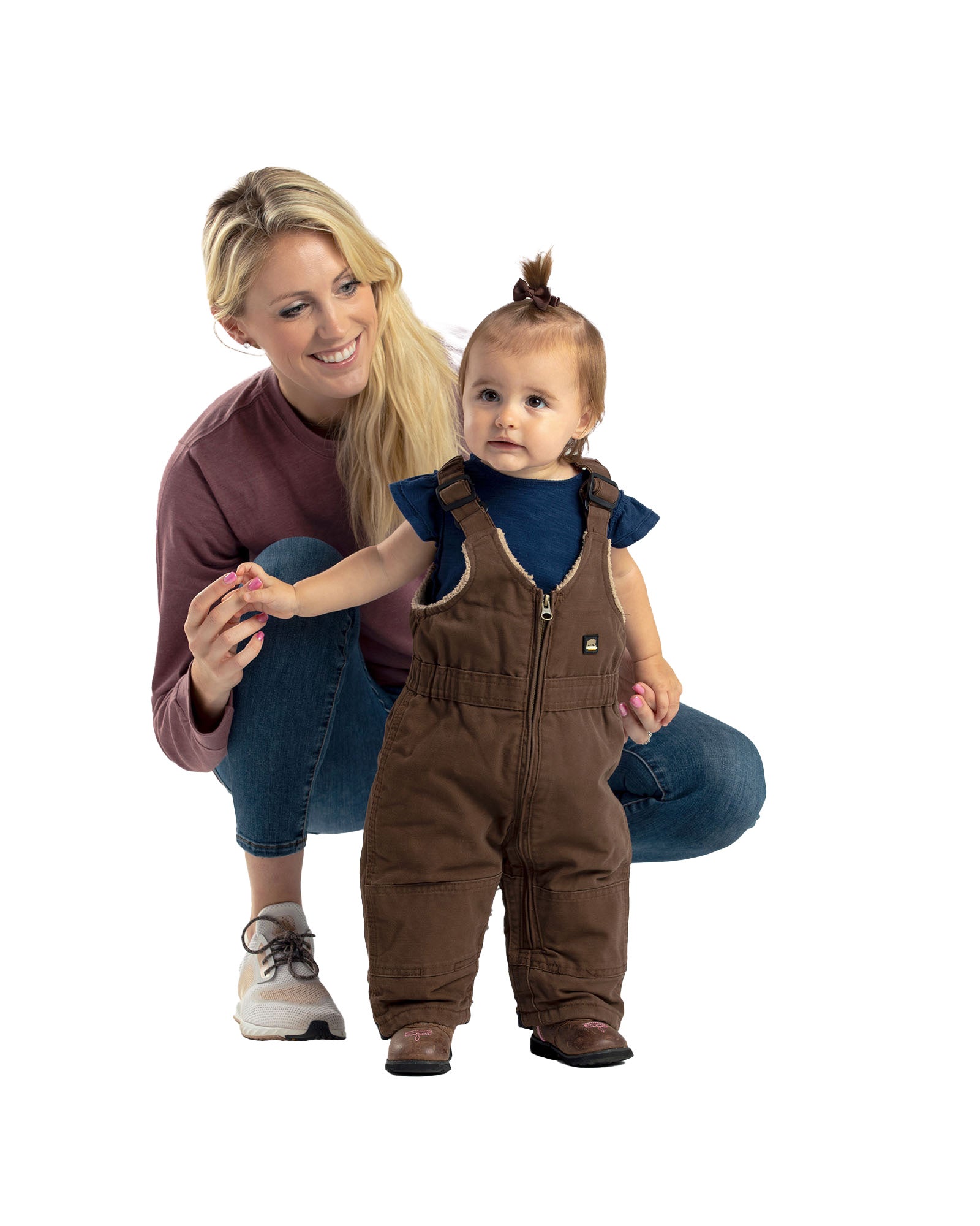 BB22MBB Infant Softstone Insulated Duck Bib Overall