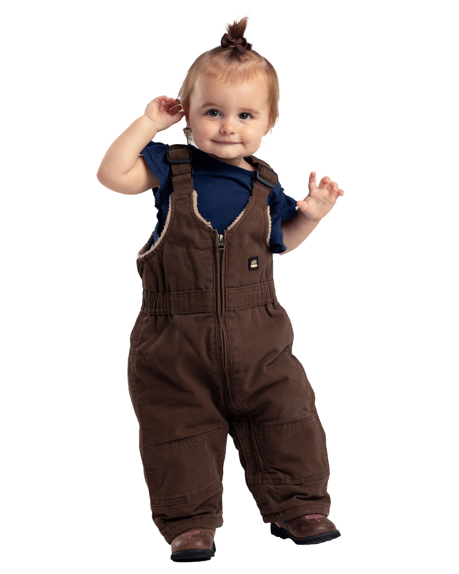 BB22MBB Infant Softstone Insulated Duck Bib Overall