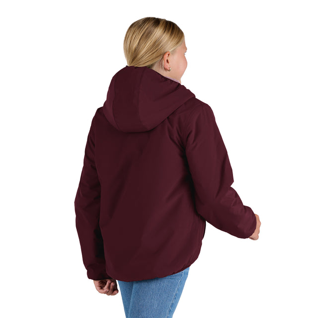 Youth Flex Nylon Insulated Hooded Jacket