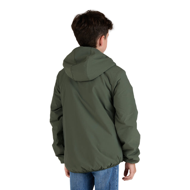 Youth Flex Nylon Insulated Hooded Jacket