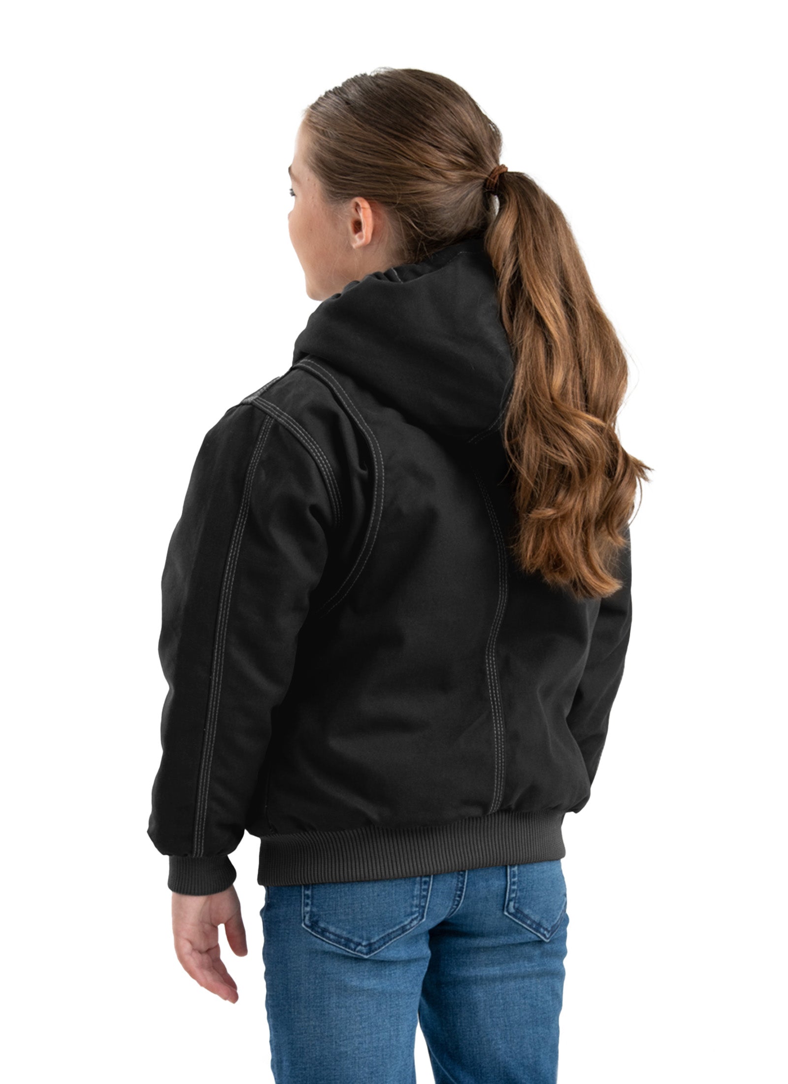 Youth Water Repellent Duck Hooded Jacket – Berne Apparel