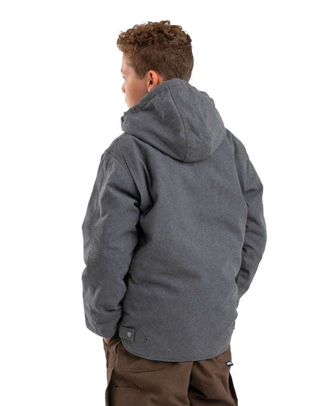 BHJ62TNM Youth Softstone Heathered Duck Jacket