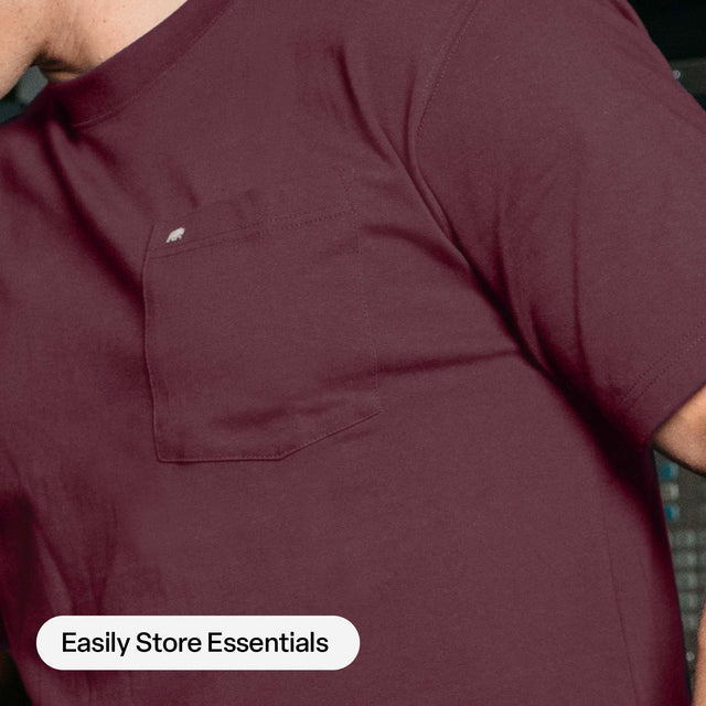 Heavyweight Short Sleeve Pocket T-Shirt