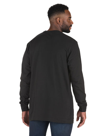 BSM23BK Heavyweight Long Sleeve Pocket T-Shirt