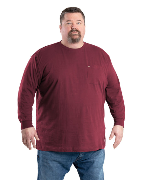 BSM23MN Heavyweight Long Sleeve Pocket T-Shirt