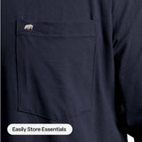 Heavyweight Long Sleeve Pocket T-Shirt