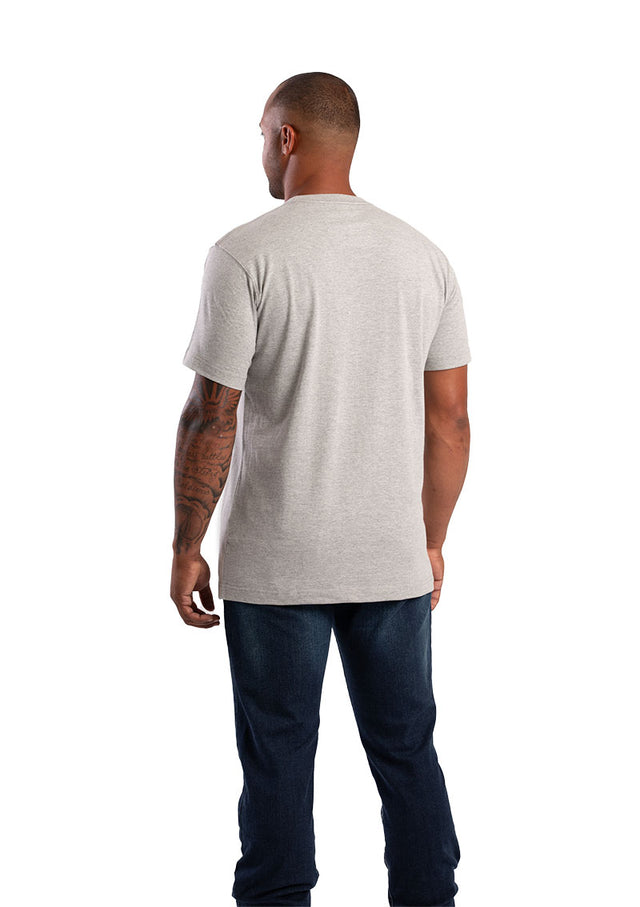 BSM32GY Heavyweight Short Sleeve Pocket T-Shirt