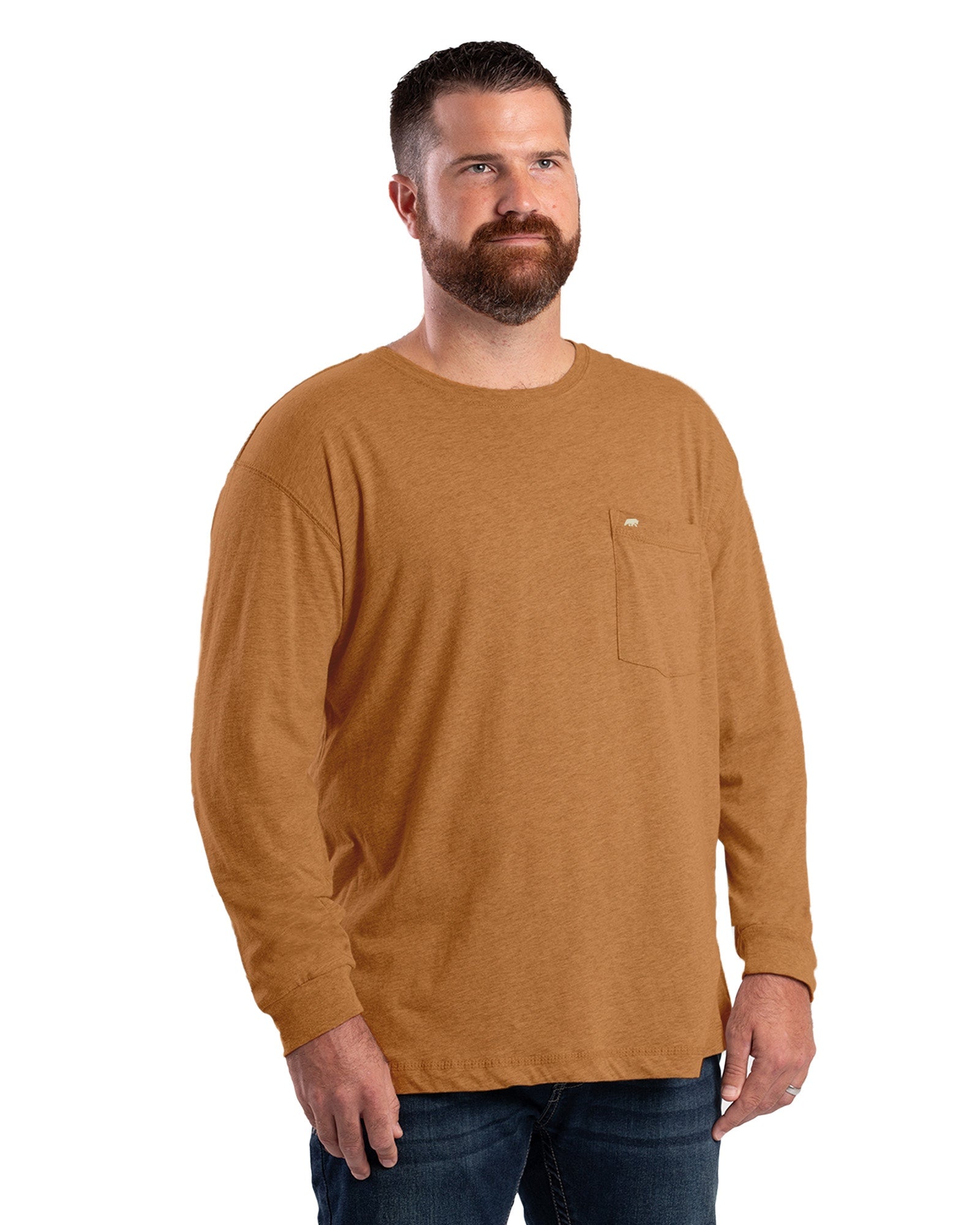 Men's Long Sleeve Pocket T-Shirt