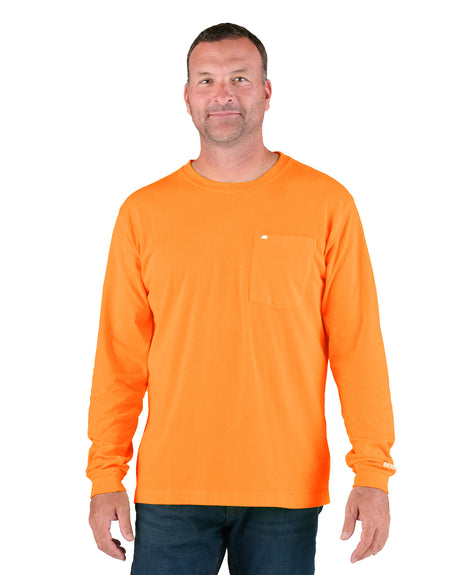 BSM39ORA Performance Long Sleeve Pocket T-Shirt