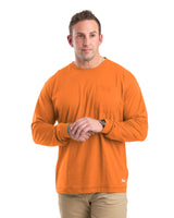 BSM39ORA Performance Long Sleeve Pocket Tee