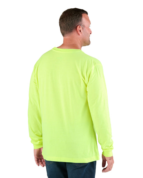 BSM39YEL Performance Long Sleeve Pocket T-Shirt