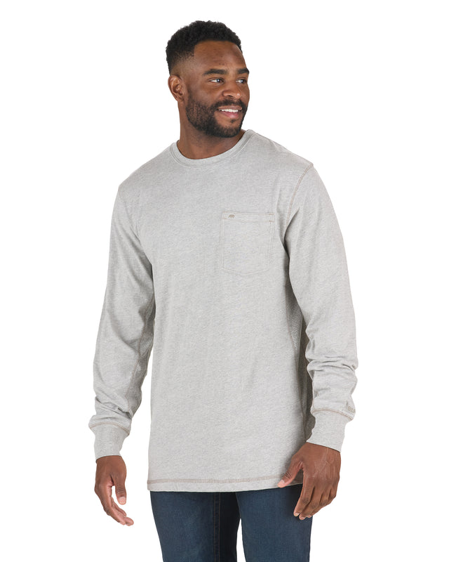 BSM42GY WorkVent Performance Long Sleeve Pocket T-Shirt