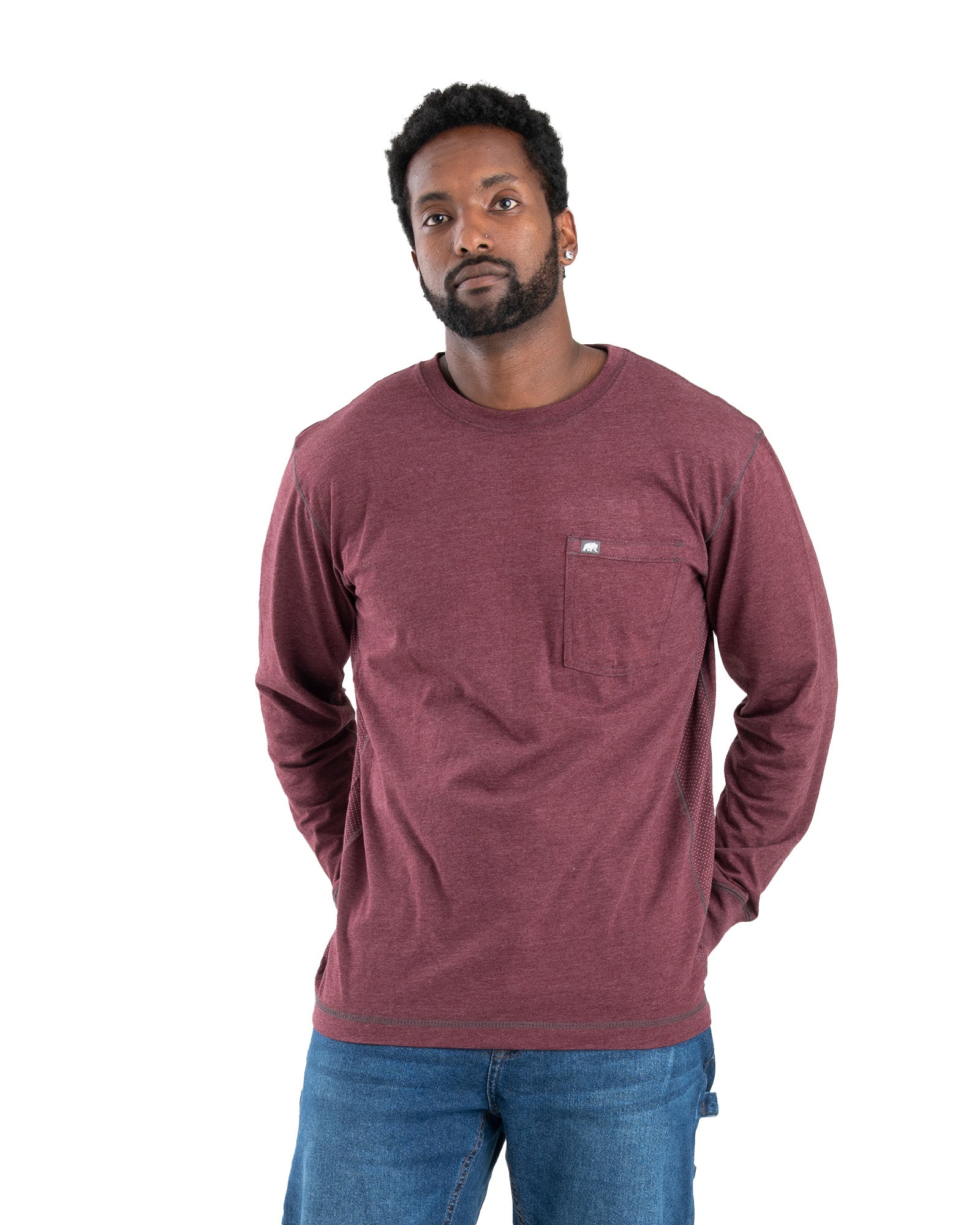 Men's WorkVent Long Sleeve Pocket T-Shirt