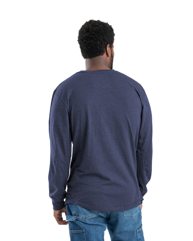 BSM42SBL WorkVent Performance Long Sleeve Pocket T-Shirt