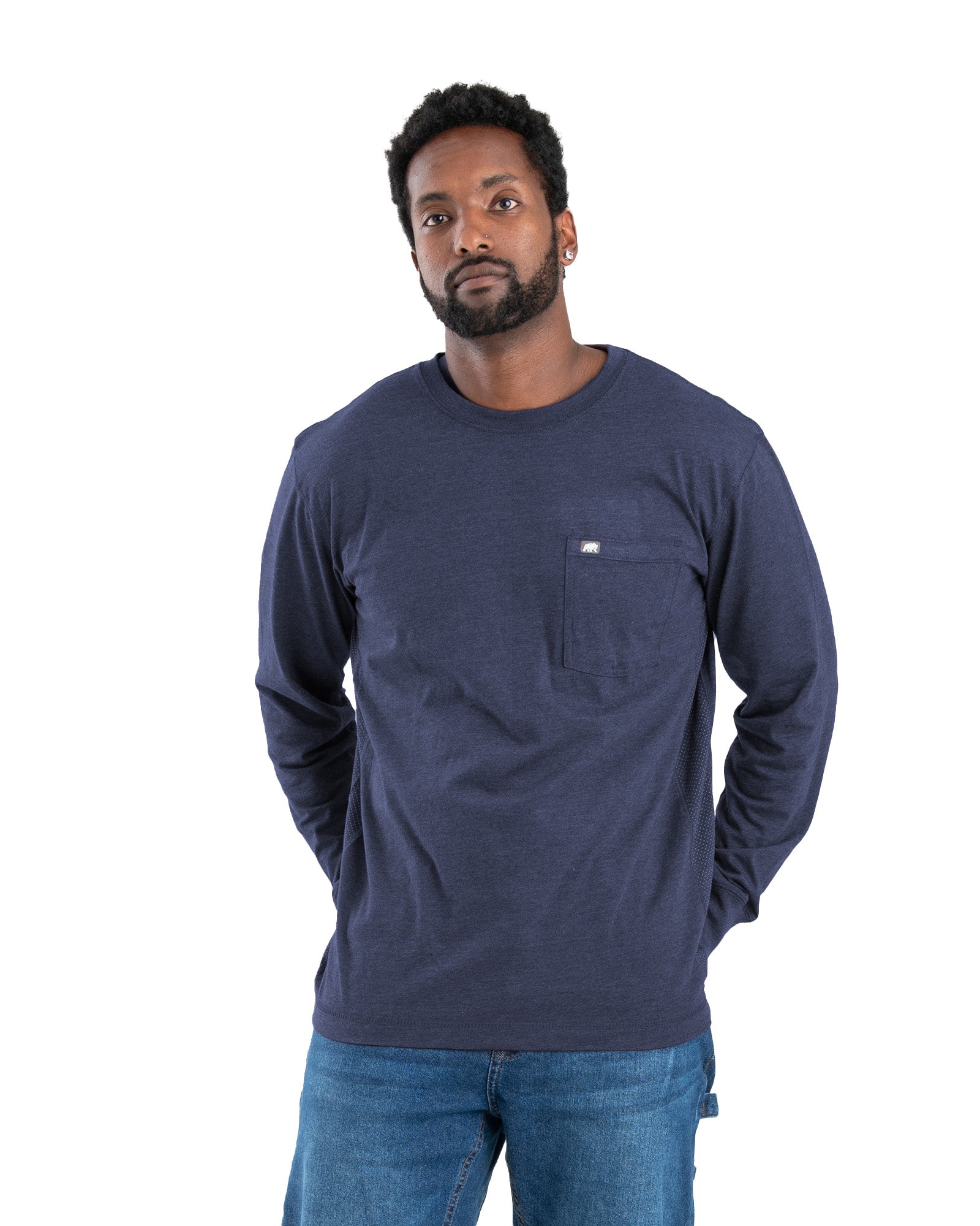 Men's WorkVent Long Sleeve Pocket T-Shirt