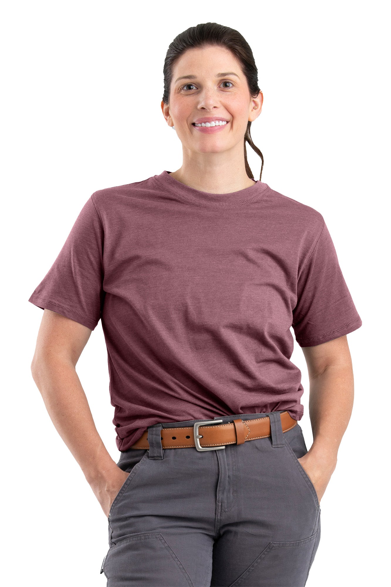 Indera Women's Short Sleeve Thermal Shirt 7152SV – Good's Store Online