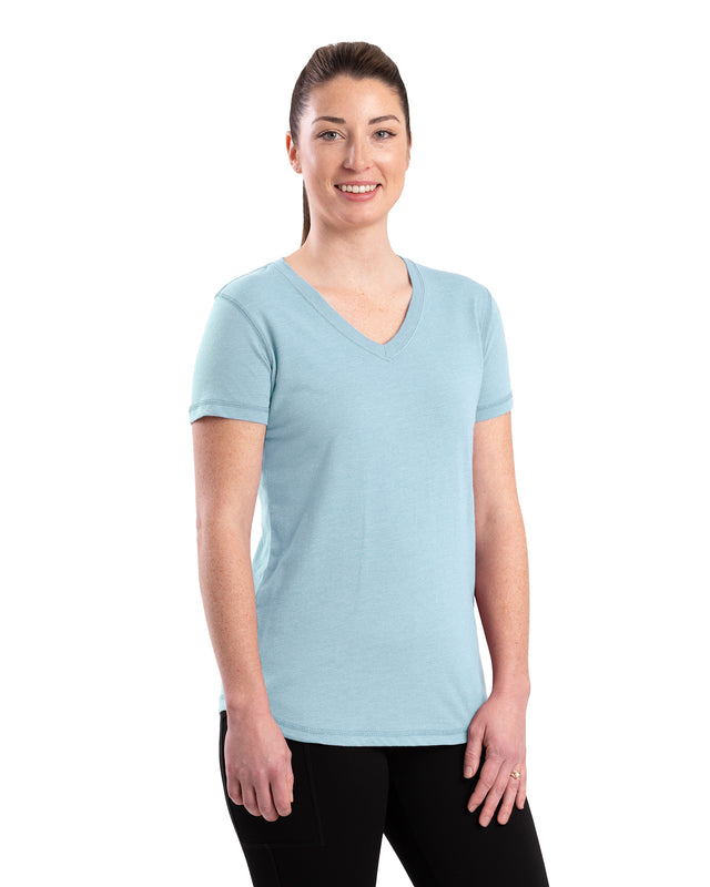 Women's Performance V-Neck Short Sleeve T-Shirt (Prints)