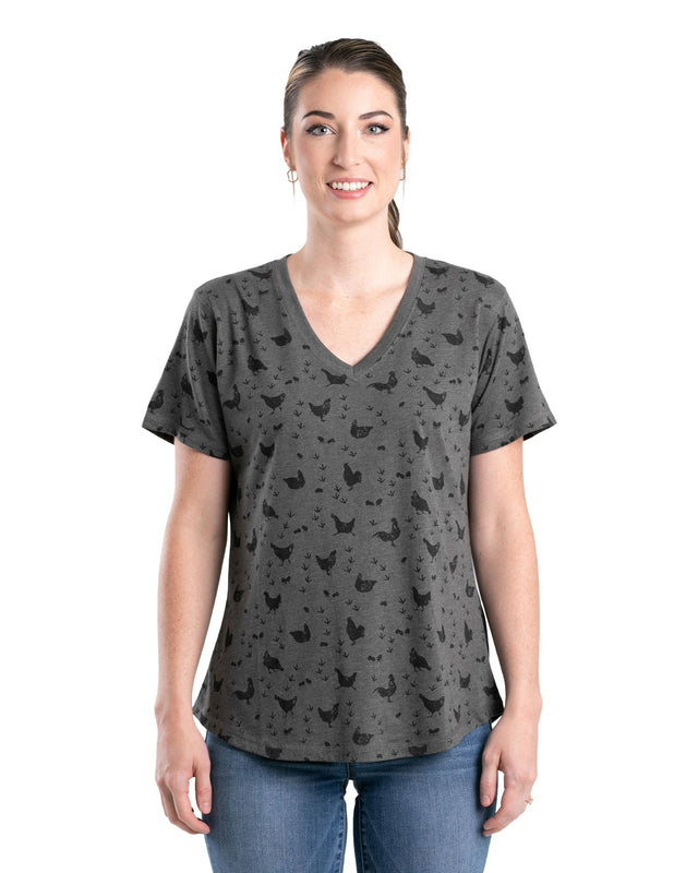 BSW40QCG Women's Performance V-Neck Short Sleeve Tee