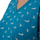 Women's Performance V-Neck Short Sleeve T-Shirt (Prints)
