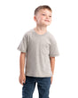 BSY38GY Youth Performance Short Sleeve Pocket Tee