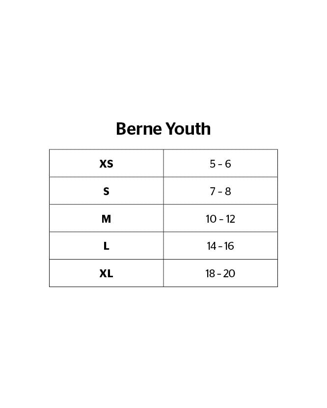 Size Charts for Men, Women & Youth Outerwear Berne Apparel