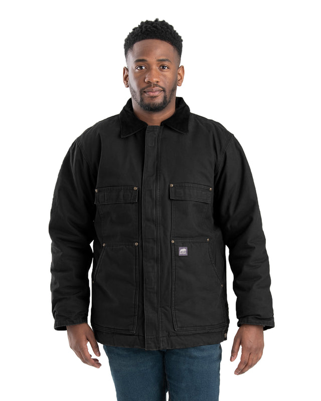 CH377BK Heartland Washed Chore Coat