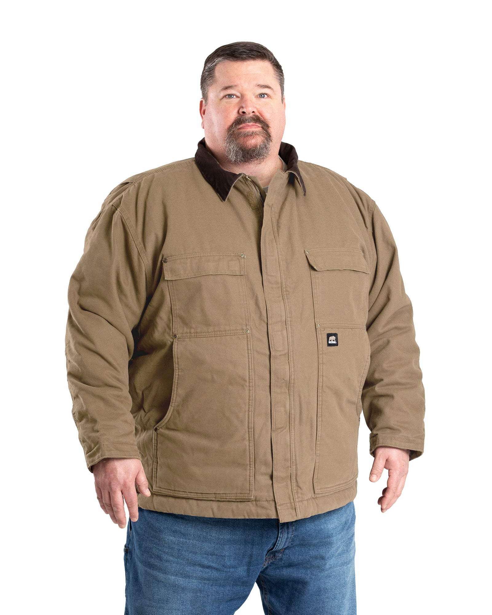 CH377DKH Heartland Washed Chore Coat