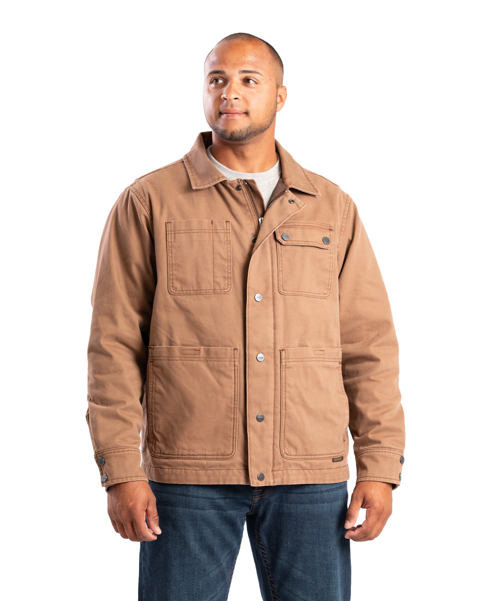 Men's Vintage Washed Duck Chore Coat – Berne Apparel Men's Vintage Washed Duck Chore Coat – Berne Apparel