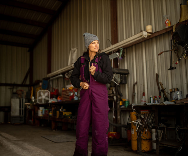 Women's Softstone Duck Insulated Bib Overall