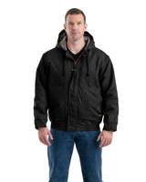 FRHJ01BK Flame Resistant Duck Hooded Jacket
