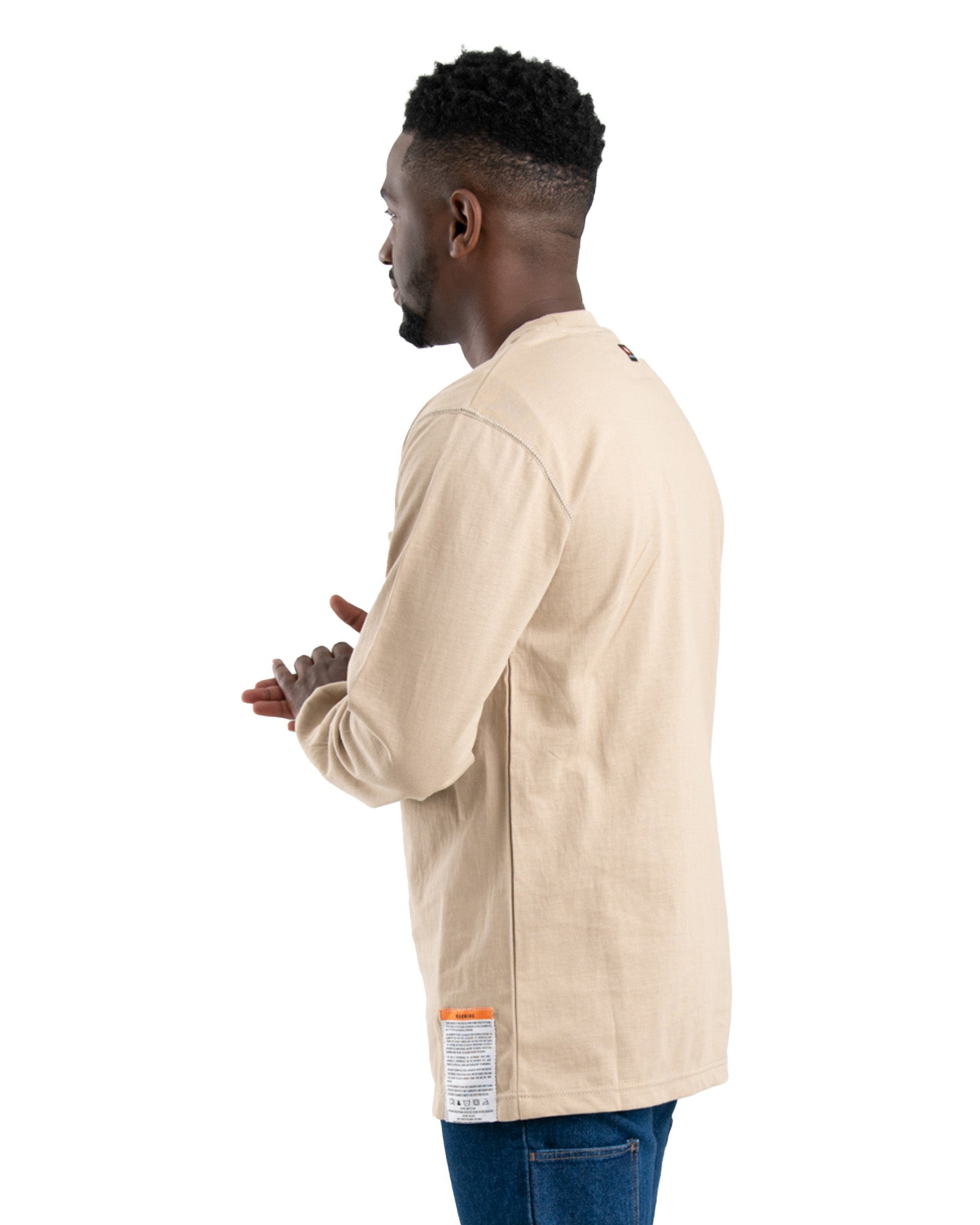 Men's Flame Resistant Crew Neck Long Sleeve Tee – Berne Apparel
