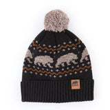 Knit Cuff Pom Beanie