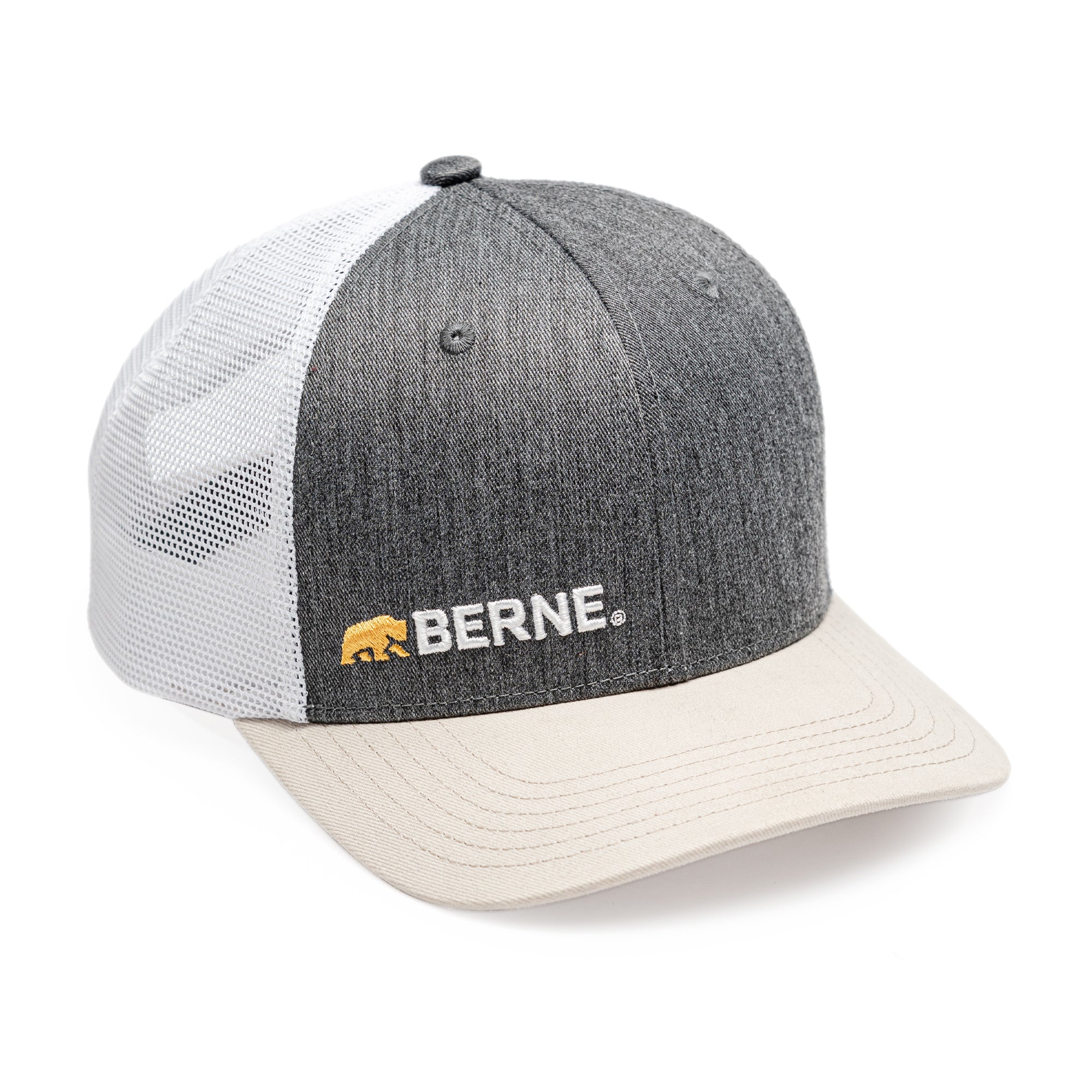 Offset Logo Mesh-Back Cap – Berne Apparel