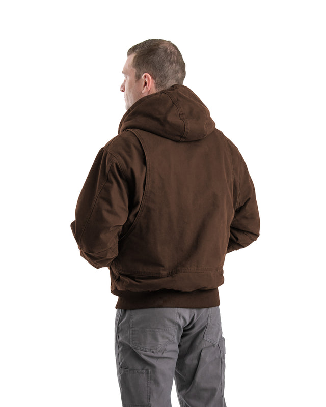 HJ317BB Highland Flex180 Washed Duck Hooded Work Jacket