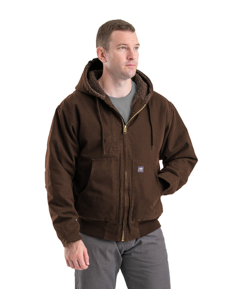 HJ317BB Highland Flex180 Washed Duck Hooded Work Jacket