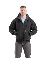 HJ317BK Highland Flex180 Washed Duck Hooded Work Jacket