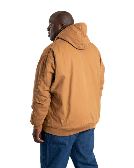HJ375BD Heartland Washed Duck Hooded Work Jacket