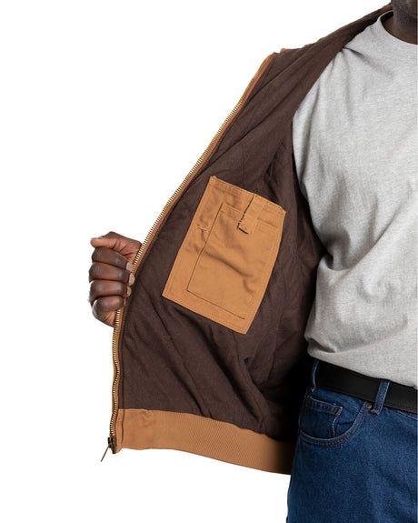 HJ375BD Heartland Washed Duck Hooded Work Jacket