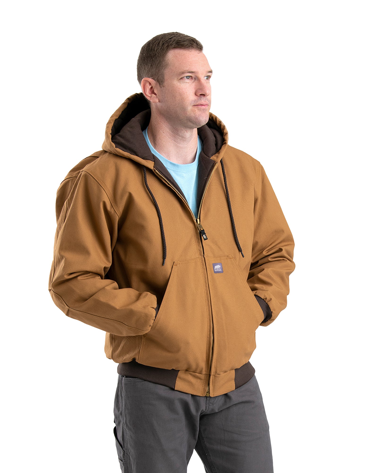 Heritage Duck Hooded Active Work Jacket